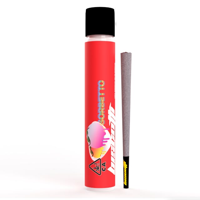 Photograph of Product: Singolo Sorbetto Hash-Infused Pre-Roll - 