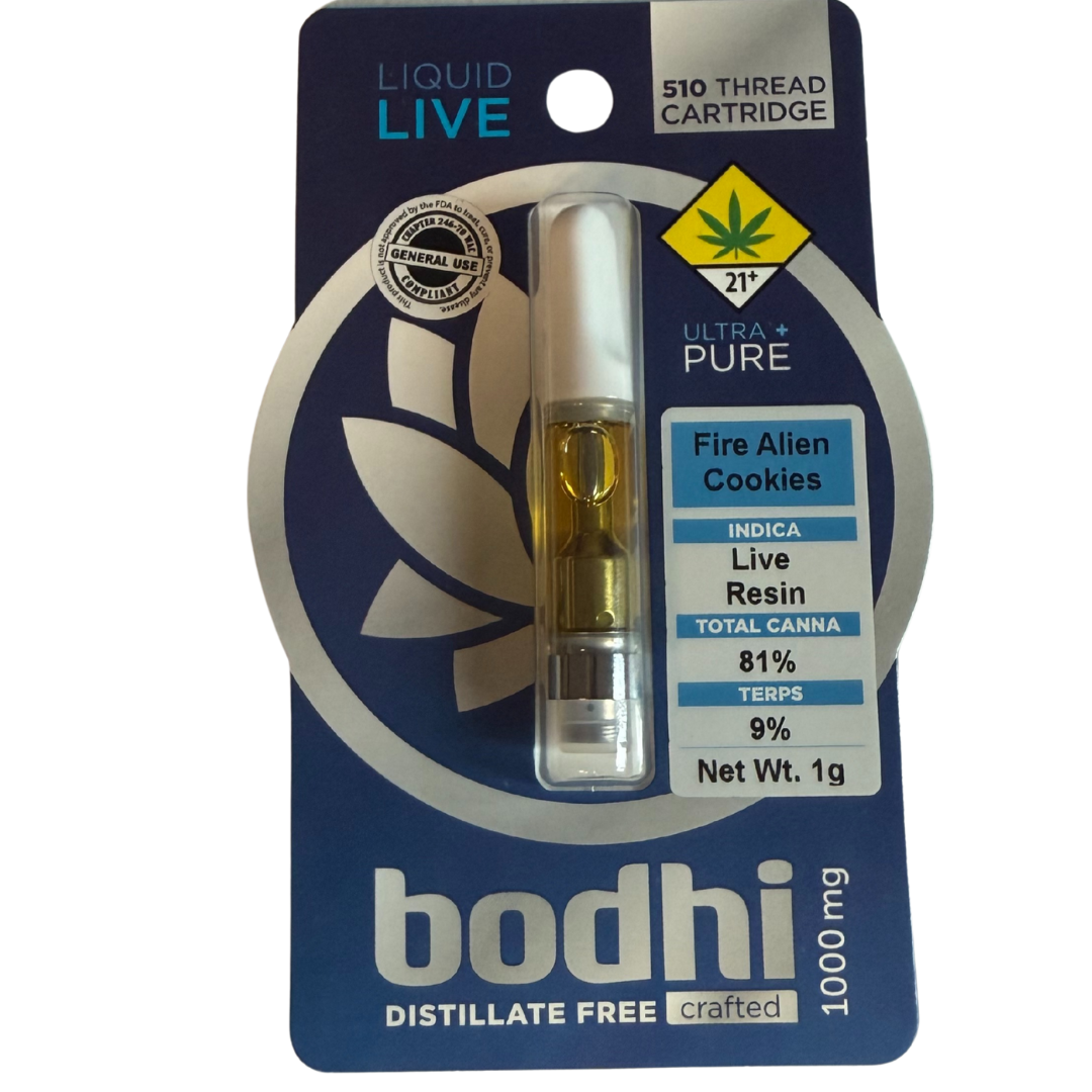 Photograph of product: Bodhi Ultra Pure Fire Alien Cookies LR Cartridge Oui'd