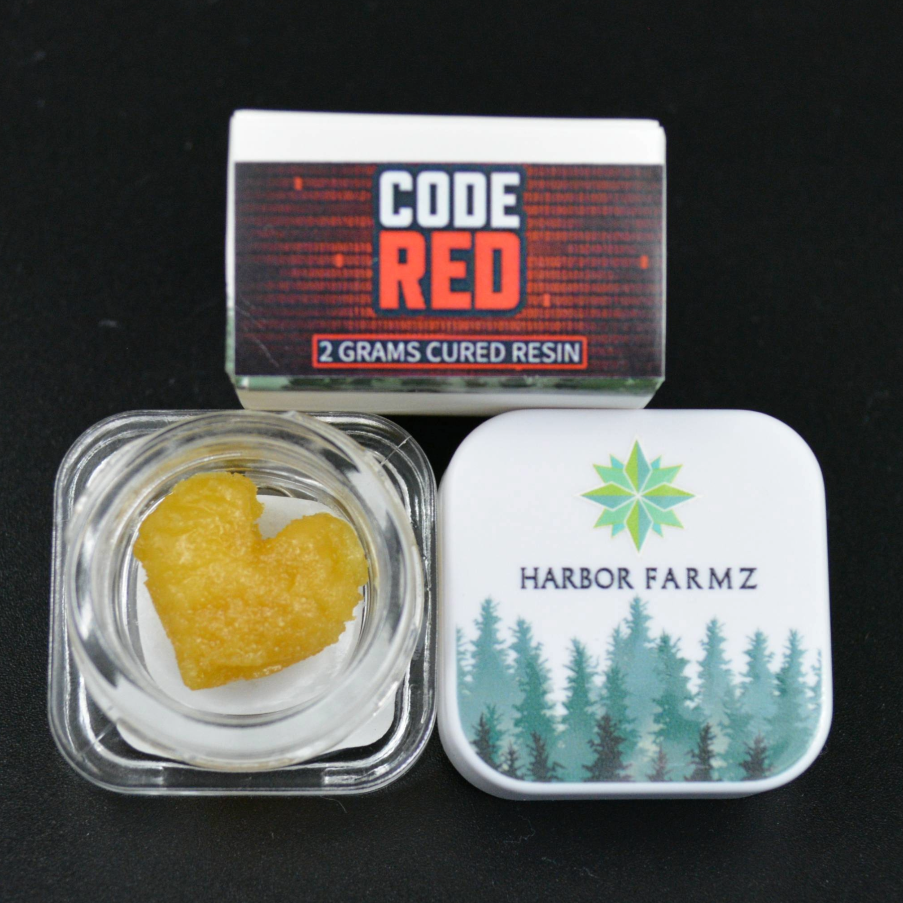 Photograph of product: Harbor Farmz | Code Red Cured Resin
