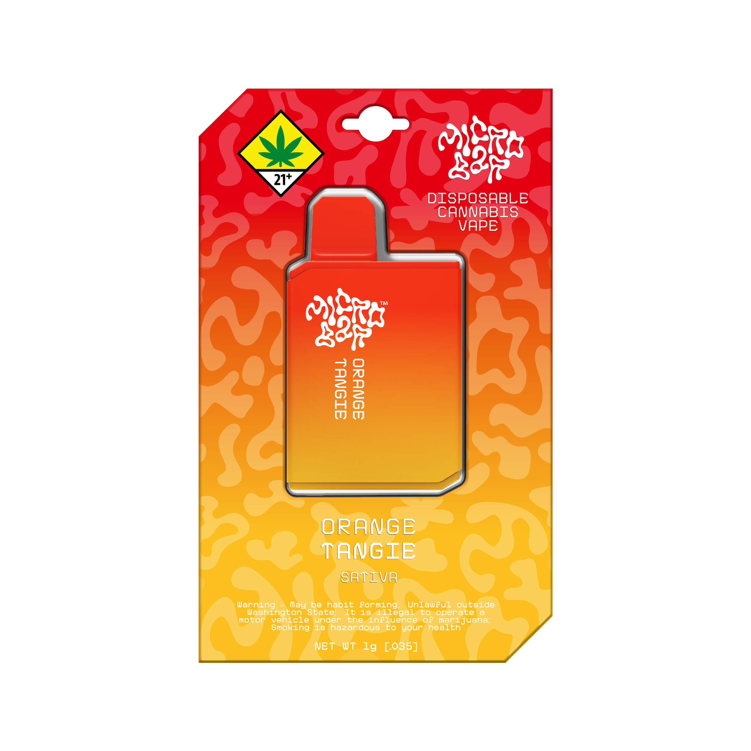 Photograph of product: Orange Tangie Disposable | 1g