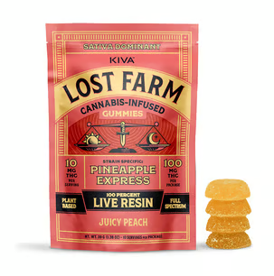 Photograph of product: Juicy Peach | Live Resin | 10pk | 100mg