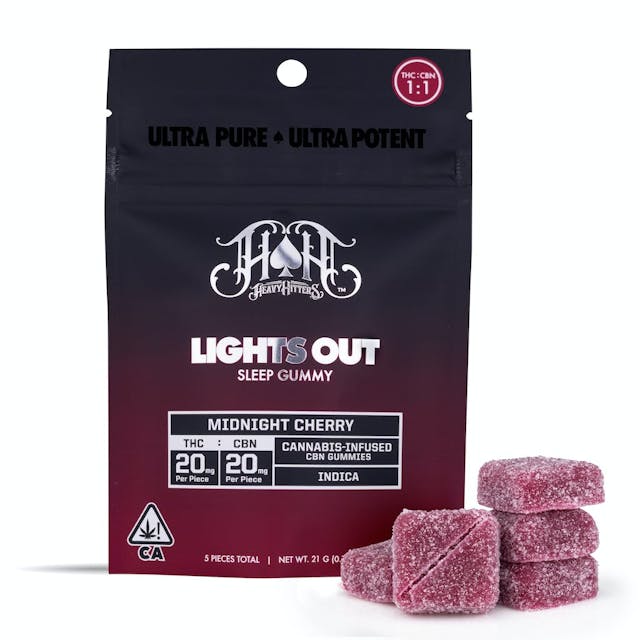 Photograph of product: Midnight Cherry | 100mg Gummy