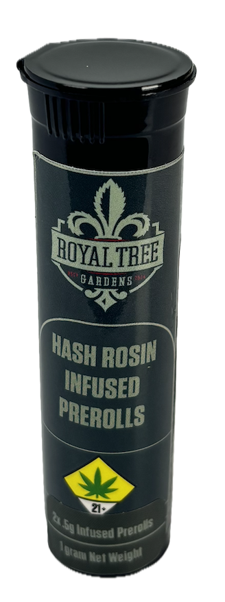 Photograph of Product: Jelly Donut x Dulce de Glue Hash Rosin Infused Pre-Rolls, 2-Pack