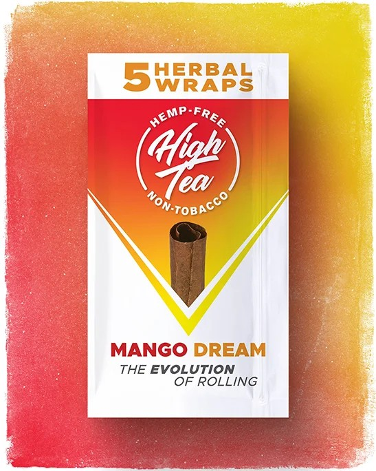 Photograph of product: High Tea All Natural Smoking Wraps - Mango Dream