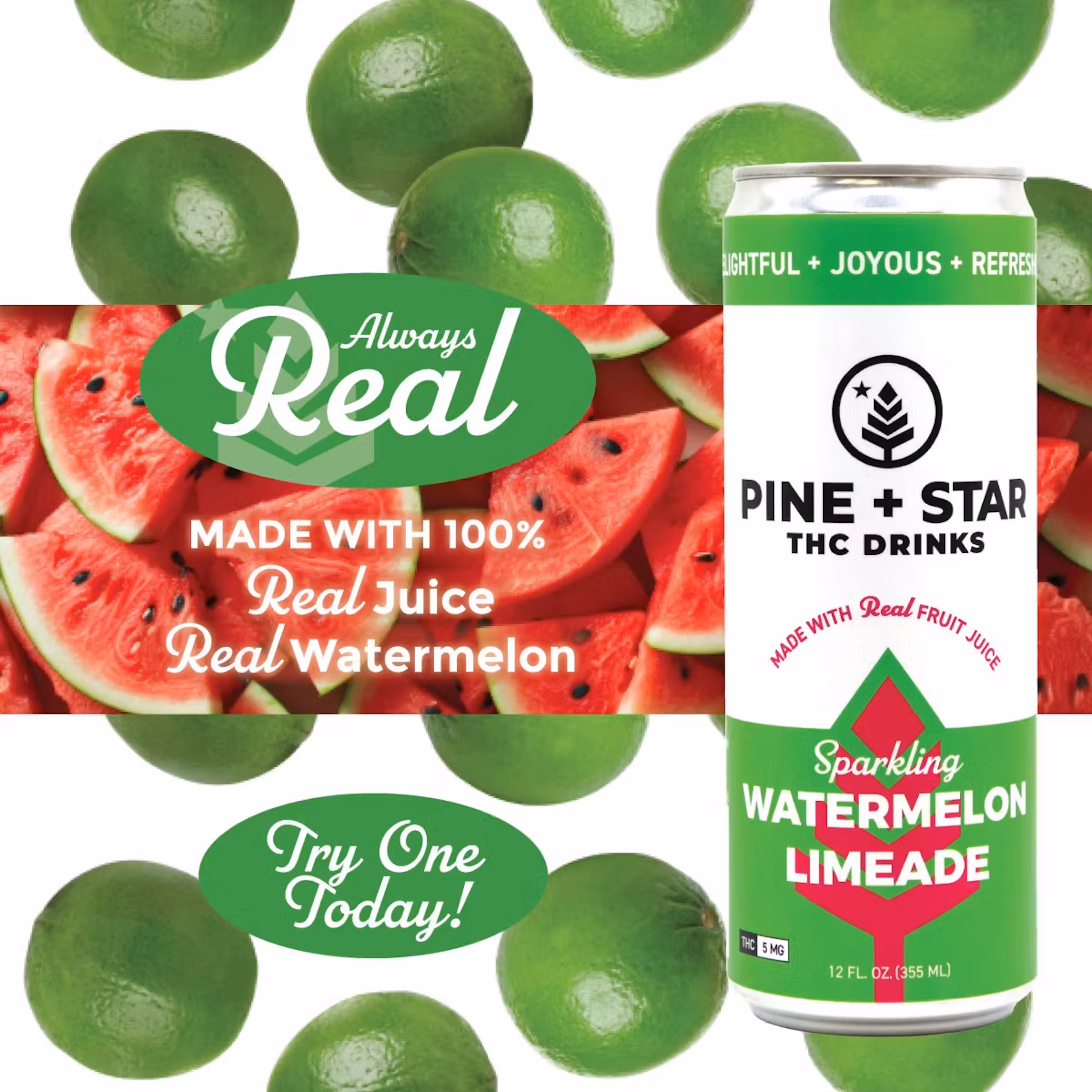 Photograph of product: Watermelon Limeade | Beverage | 5mg