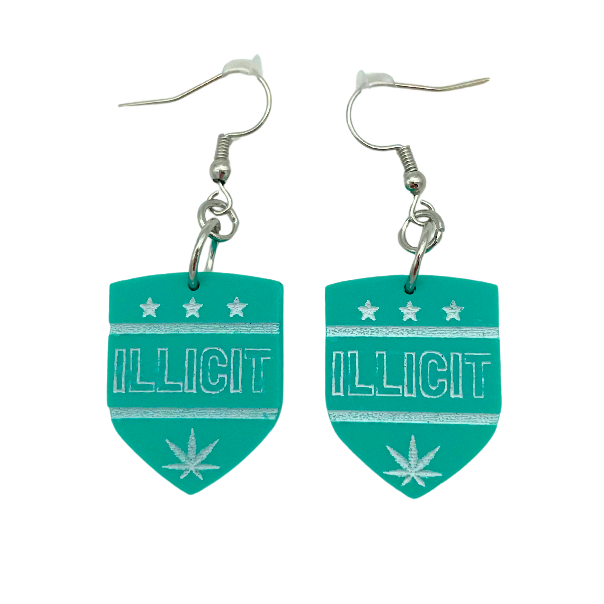 Photograph of Product: KC Soccer Illicit Dangle Earrings