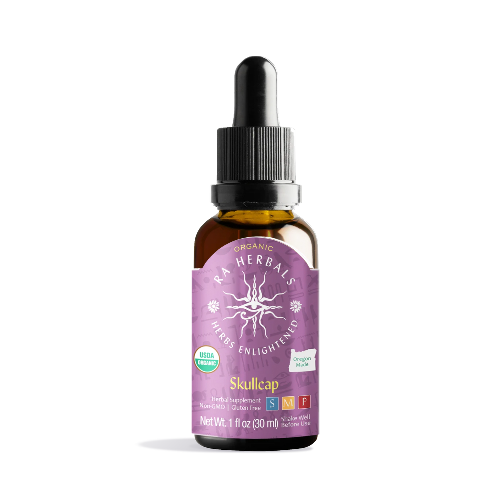 Photograph of product: Ra Herbals Certified Organic Skullcap Tincture