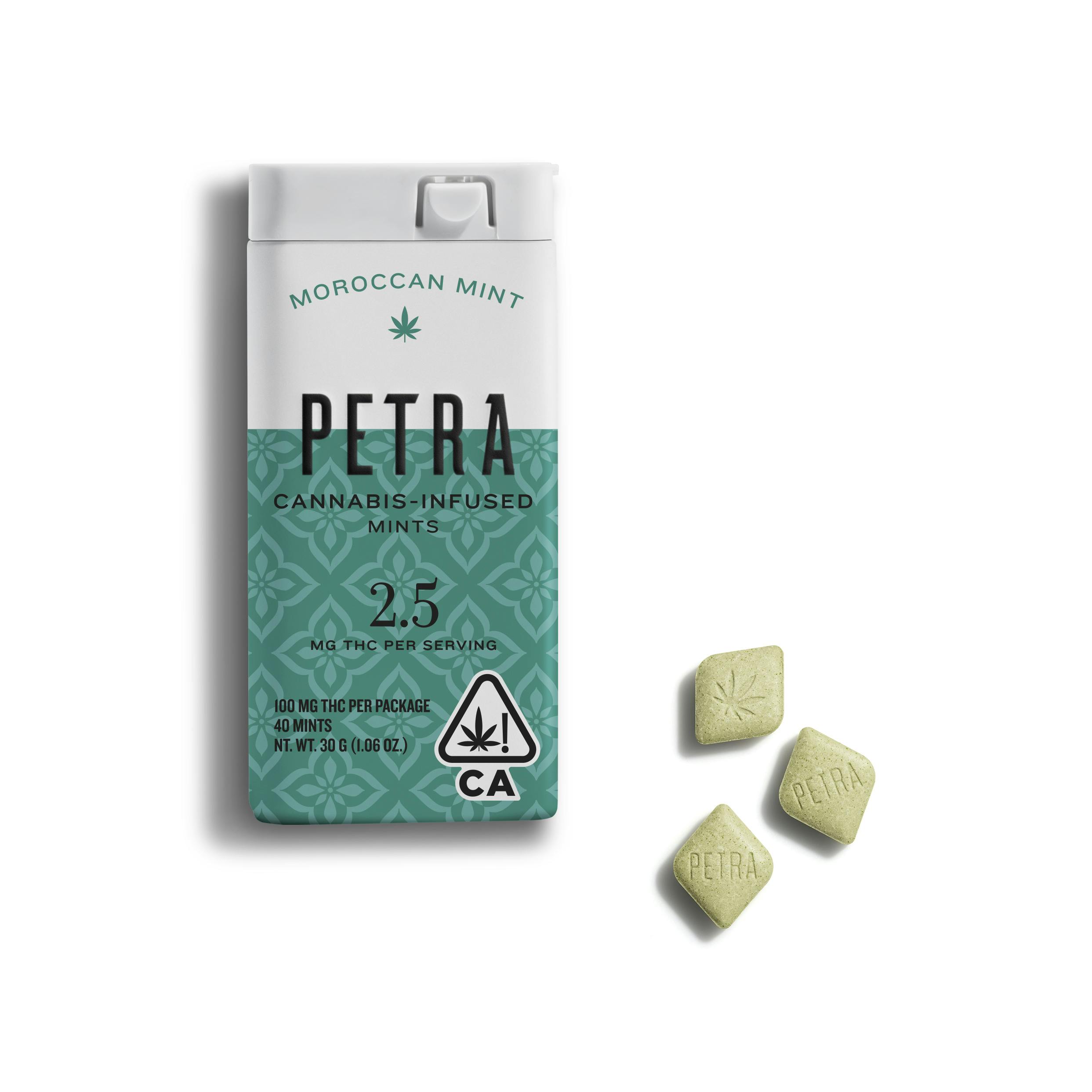 Photograph of product: Petra - Moroccan - Mints - 40 Pack