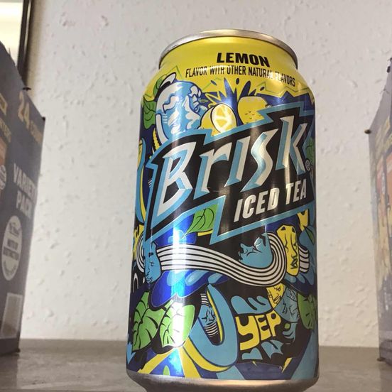 Photograph of product: Lemon Brisk Iced Tea - 