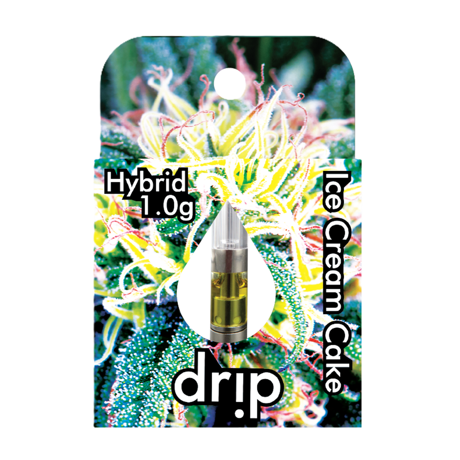 Photograph of product: Drip | Ice Cream Cake | Hybrid | 1G | 510 Vape Cartridge | REC
