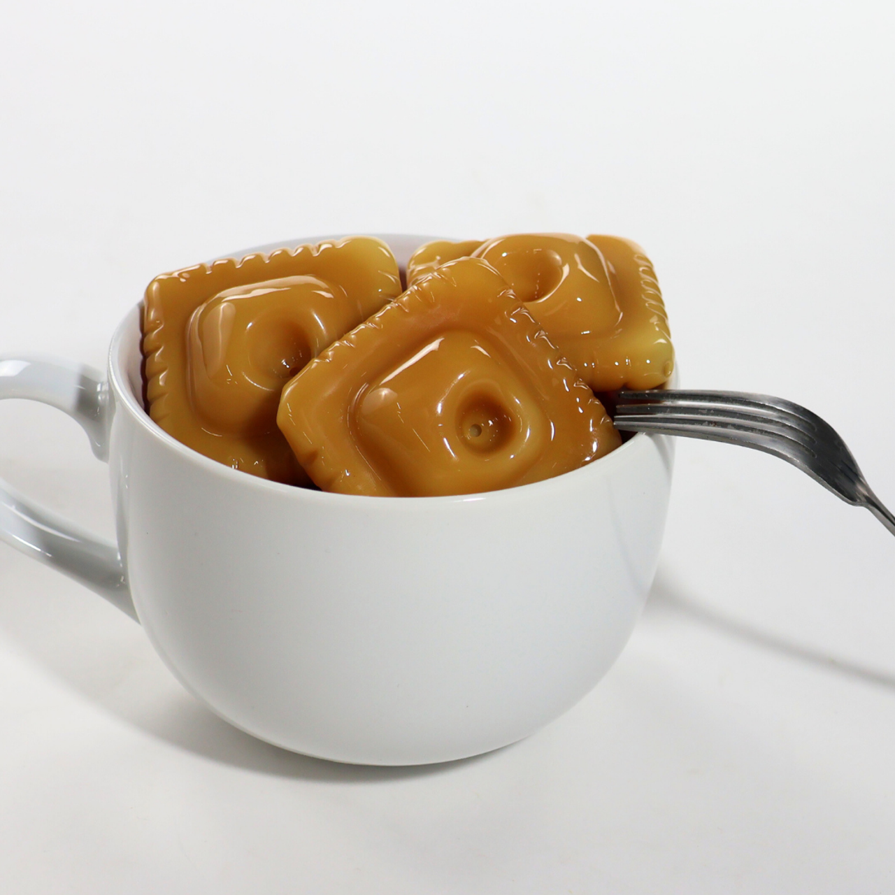Photograph of product: SirEEL | 3" Baked Rav-HIGH-oli Hand Pipe | Golden Dough
