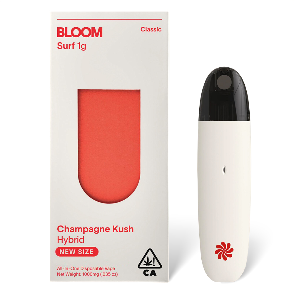 Photograph of product: AIO CHAMPAGNE KUSH 1G ALL IN ONE