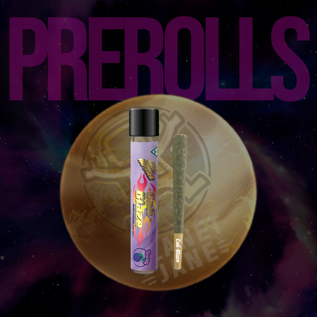 Photograph of product: Cali Blaze - 1.2g Preroll - Blueberry Oui'd