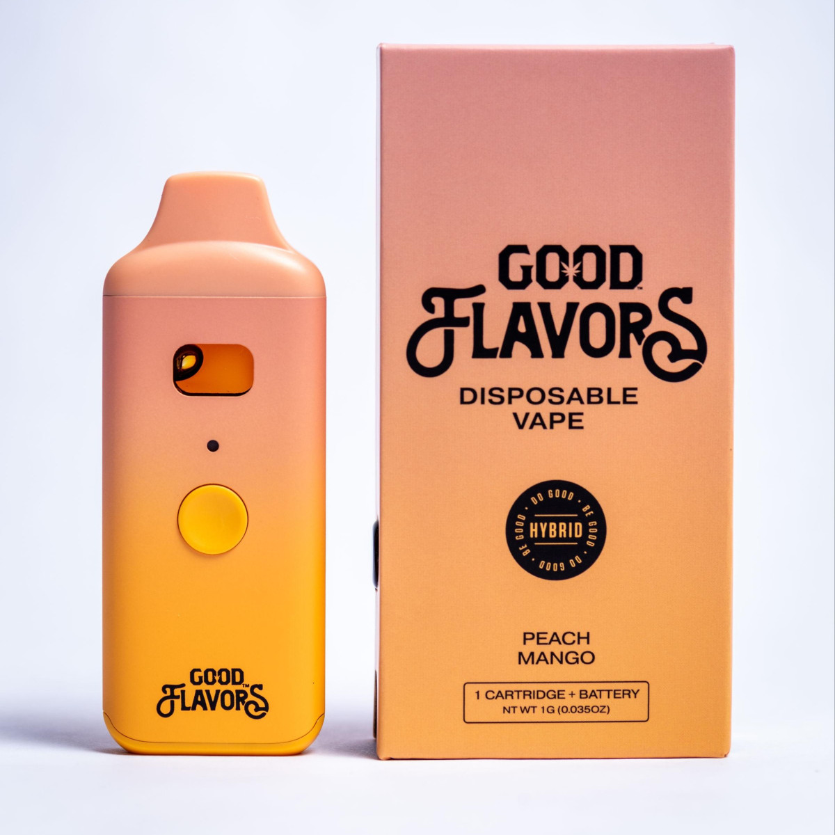 Photograph of product: GOOD Disposable 1g Peach Mango