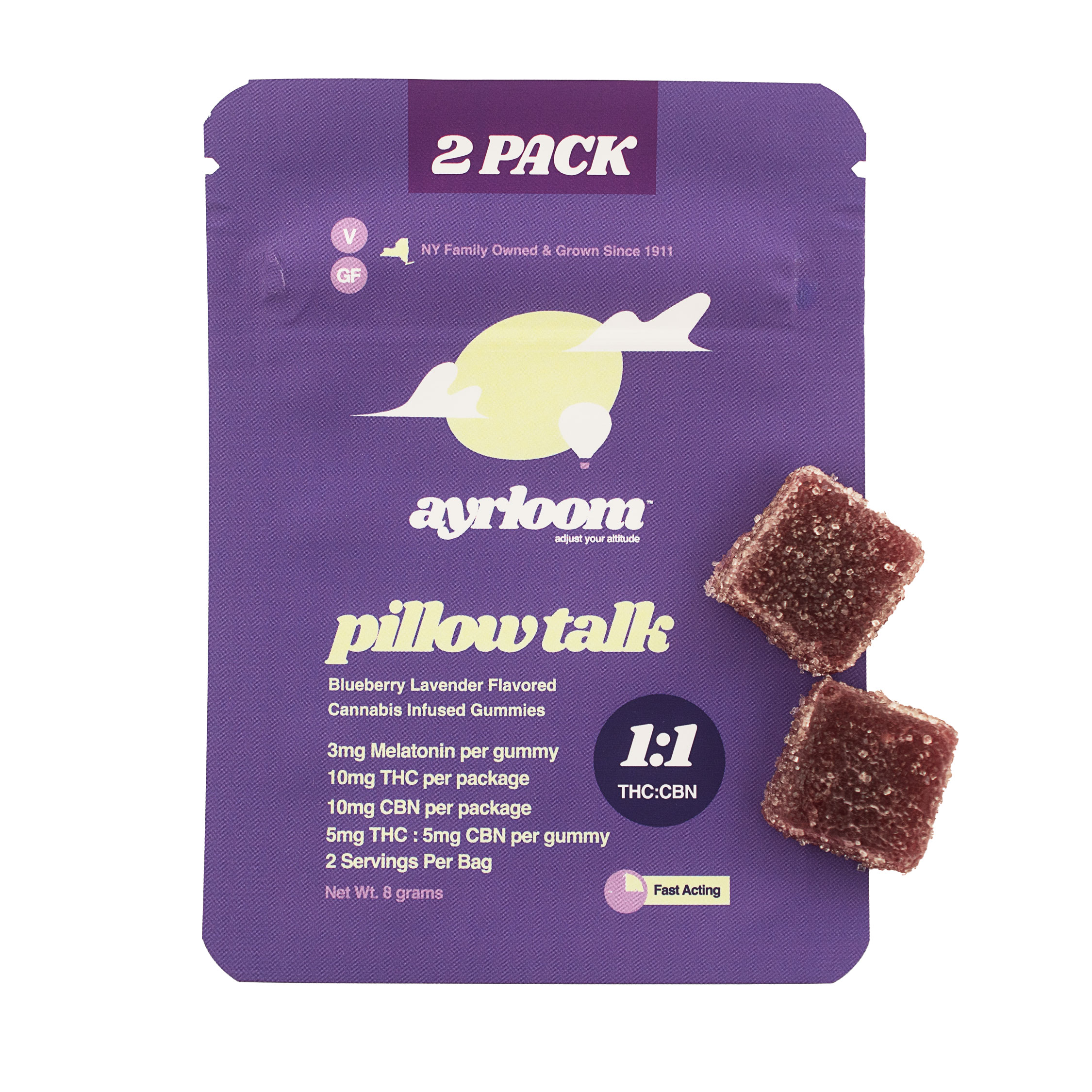 Photograph of product: Pillow Talk 1:1 2Pk [E61]