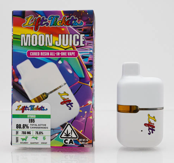 Photograph of product: MOONJUICE: 1.0G AIO: SPACE COOKIES [H]