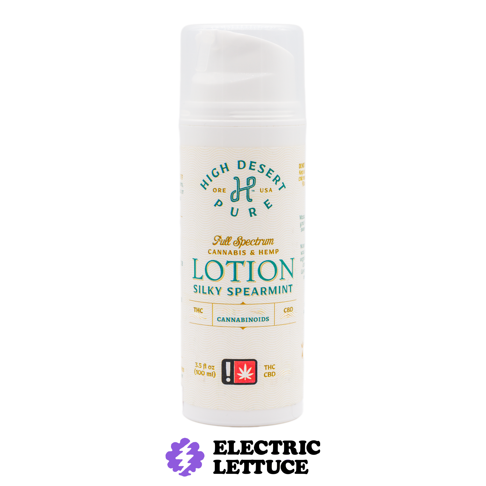 Photograph of product: High Desert Pure Silky Spearmint Lotion 100ml