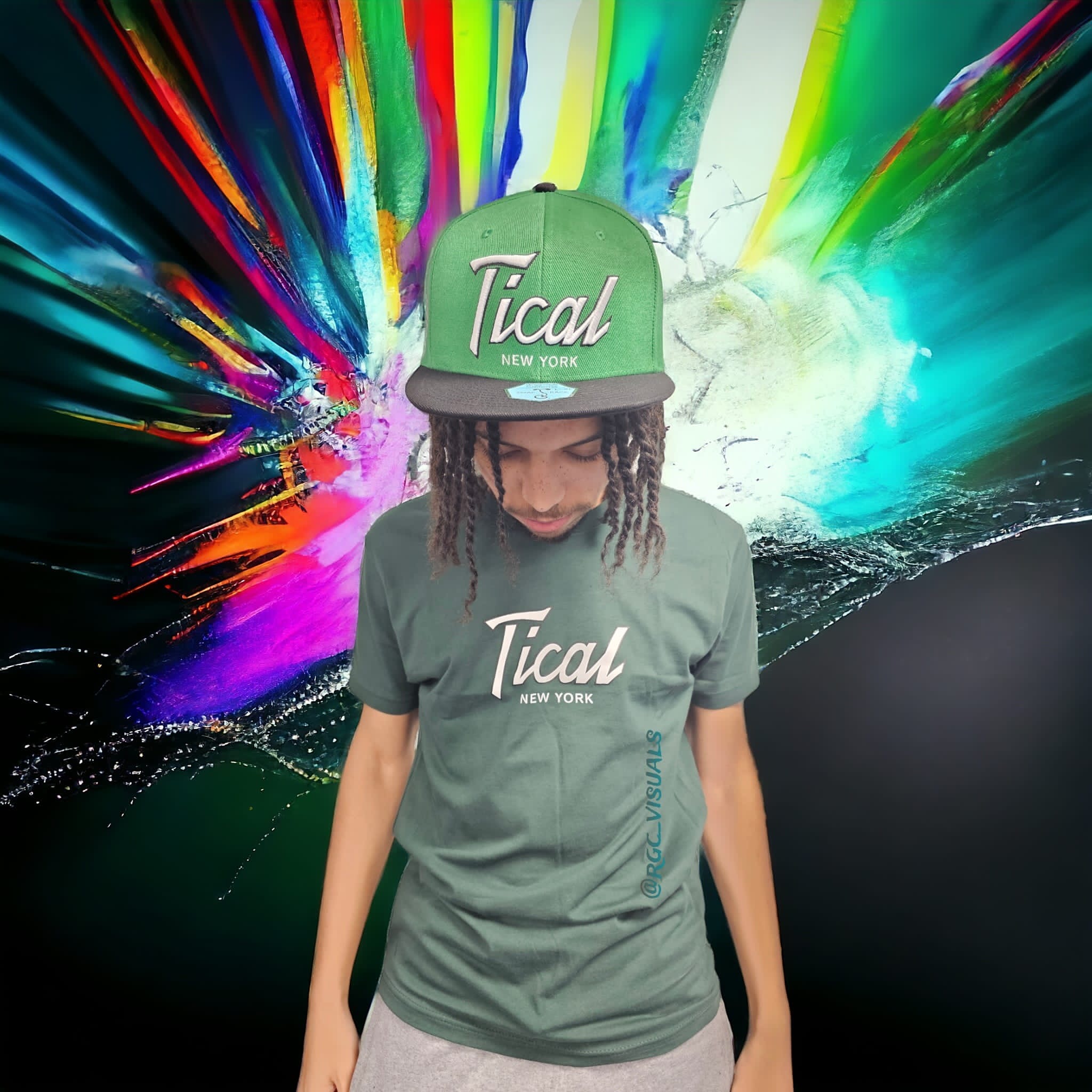 Photograph of product: Tical - Green Snap Back