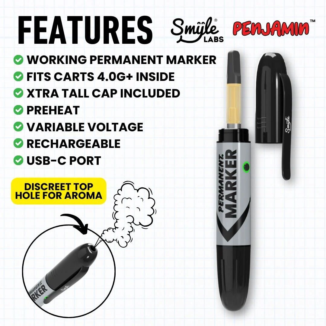 Photograph of product: PERMANENT MARKER PENJAMIN CART BATTERY