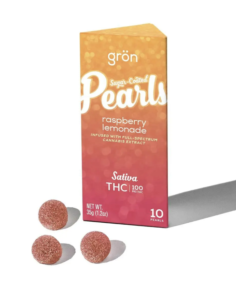 Photograph of product: Pearls | Raspberry Lemonade | 100mg | 10ct