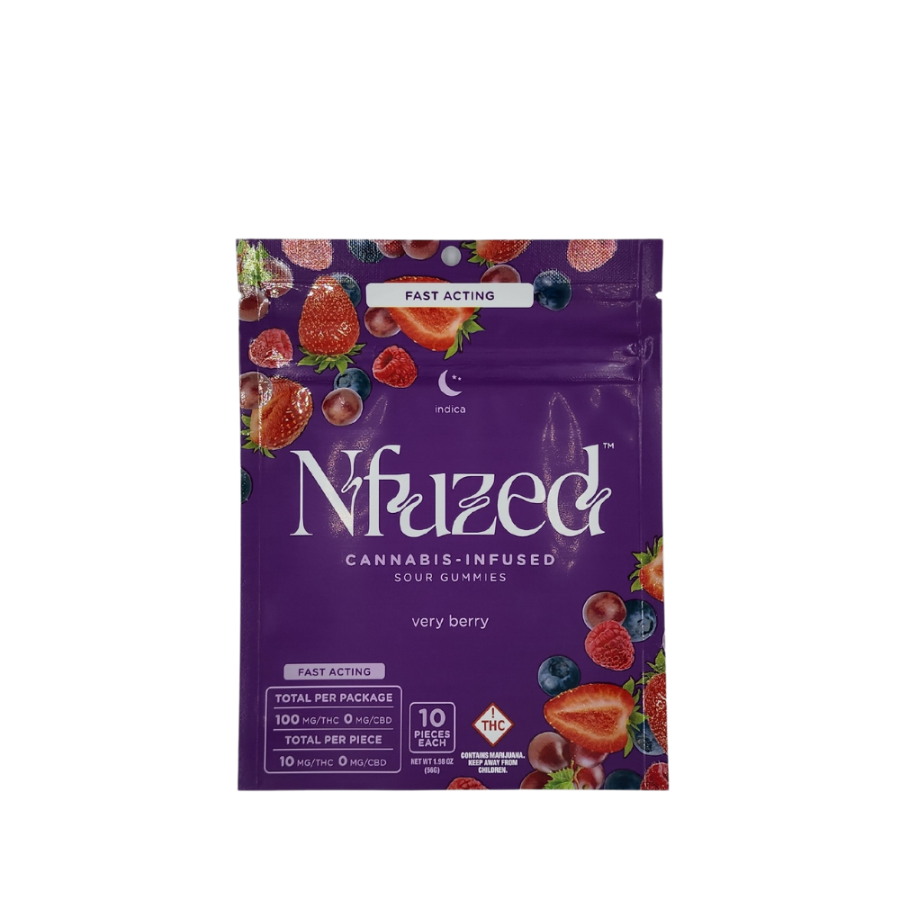 Photograph of Product: NFuzed Gummies Fast Acting Very Berry (I) 100mg