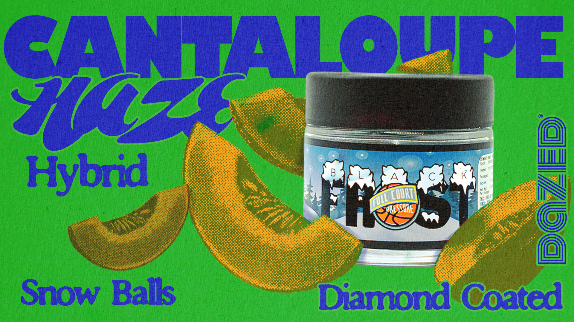 Photograph of product: Snowballs Cantaloupe Haze Infused Flower - 3.5g