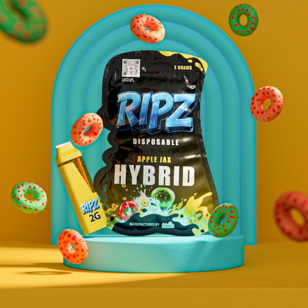 Photograph of product: Ripz - 2G Disposable - Apple Jax