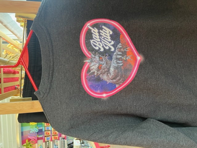 Photograph of product: Bad Kitty Sweatshirt