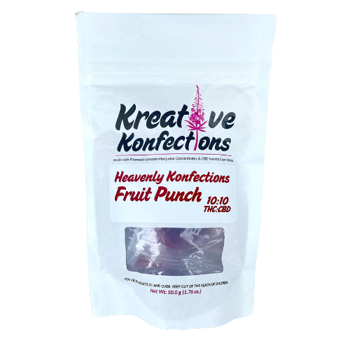 Photograph of product: 1:1 Fruit Punch Heavenly Konfections 10-Pack 100mg