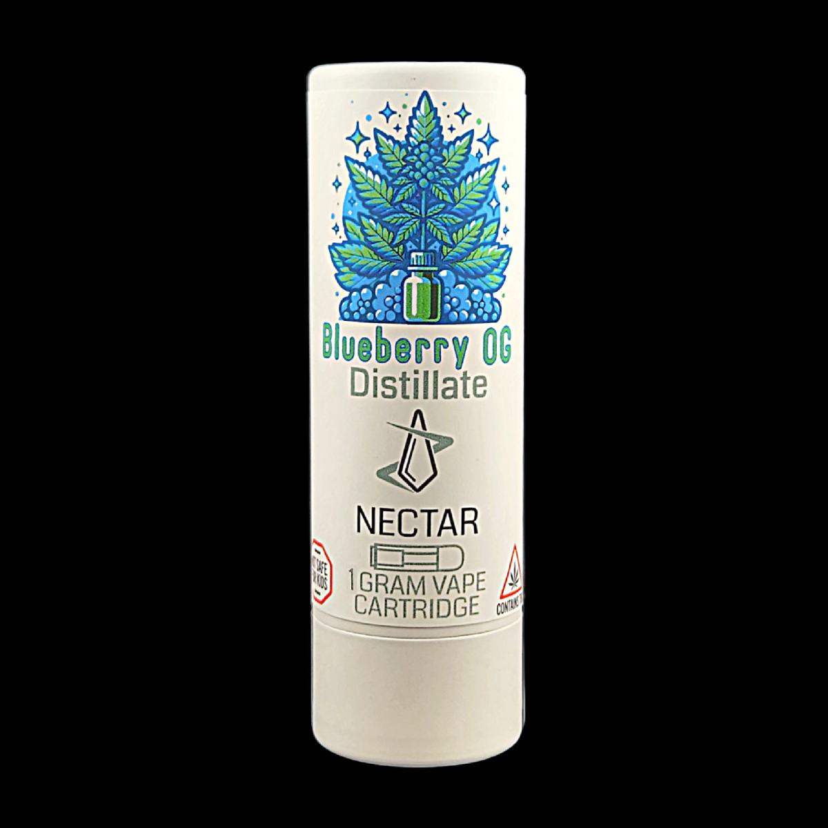 Photograph of product: Blueberry OG | Distillate Vape Cart