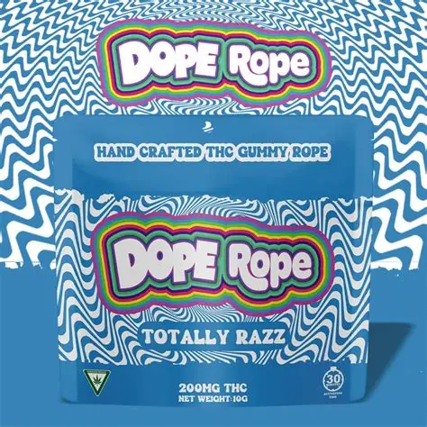 Photograph of product: Dope Rope - Totally Razz 200mg