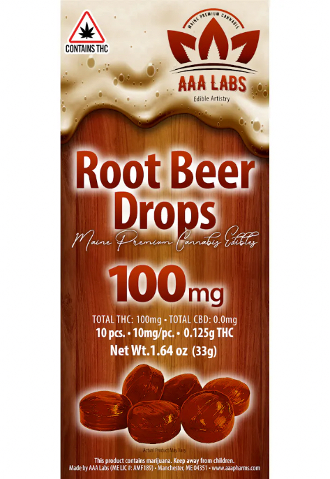 Photograph of product: Root Beer Drops 100mg