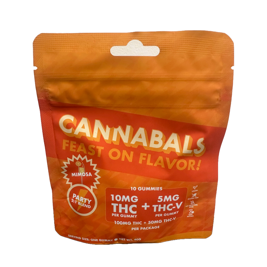 Photograph of product: Cannabals | Mood State | Mimosa | Party| 2:1 |  TH-oui:TH-oui-V