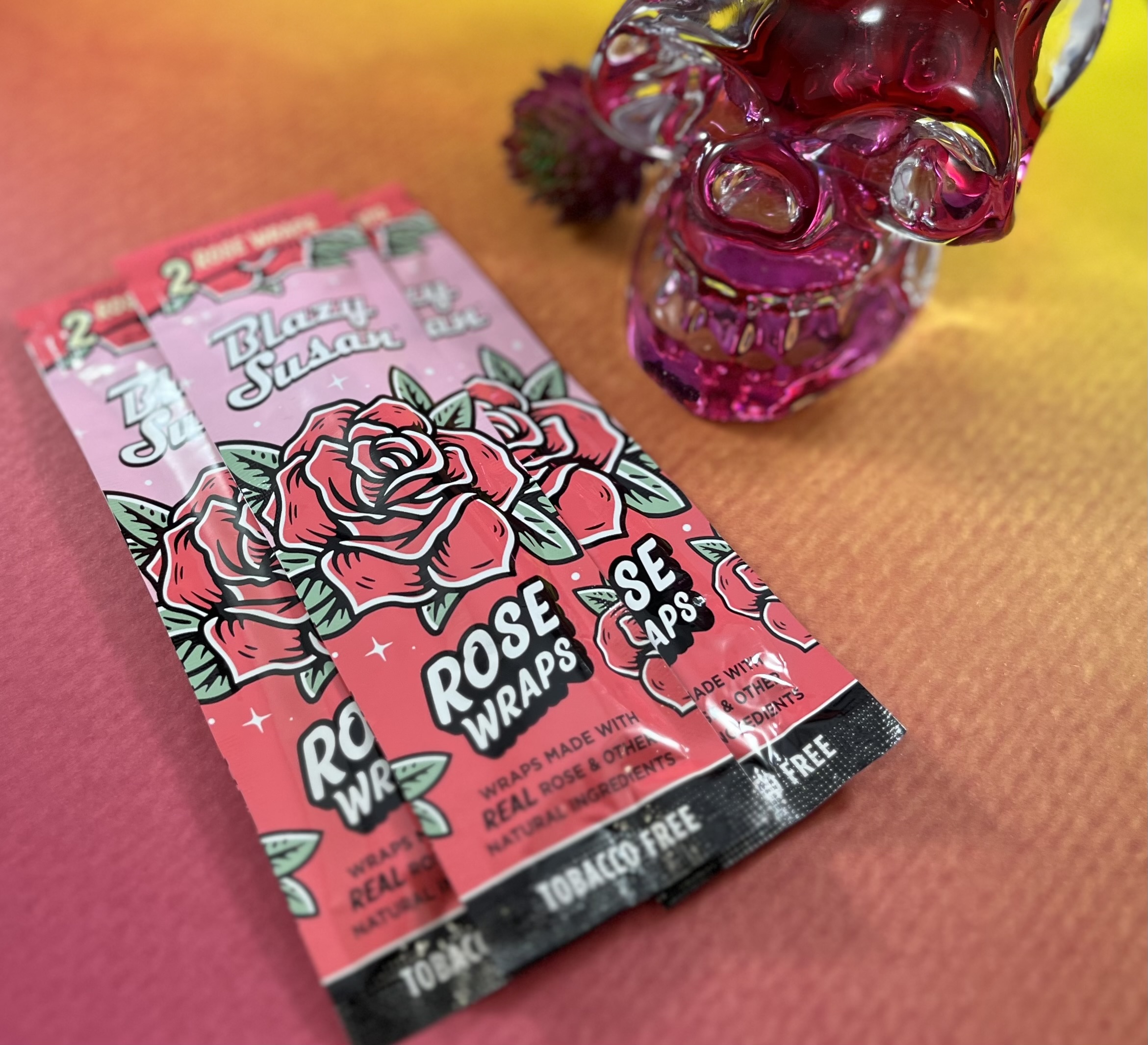 Photograph of product: Blazy Susan Rose Wraps 2pk