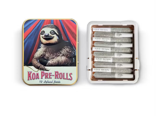 Photograph of product: Gardenhouse | KOA Diamond Infused Mini Pre-Roll 10 pack | Sour Diesel | 3.5g
