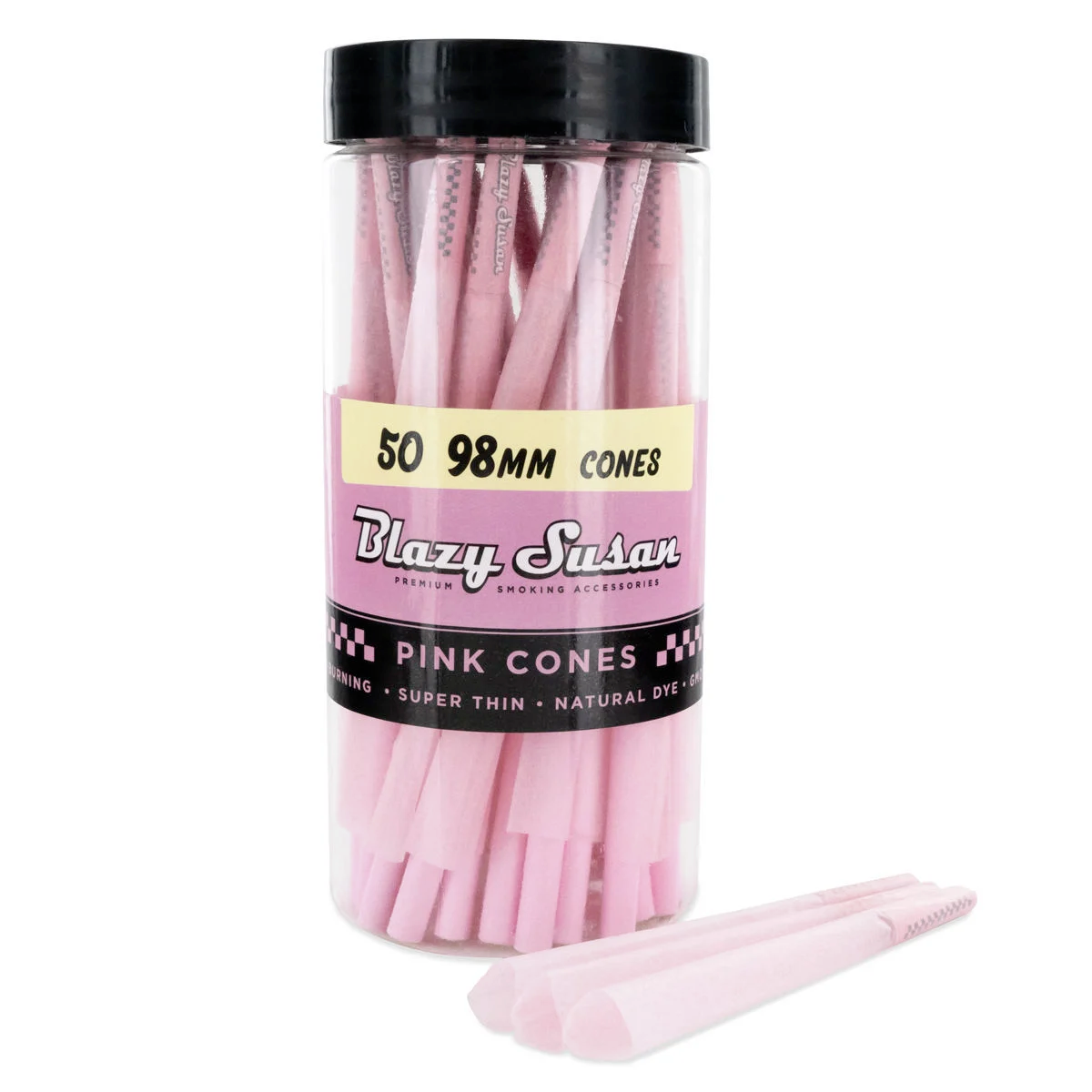 Photograph of product: Blazy Susan | Cones Pink | 98mm 50pk