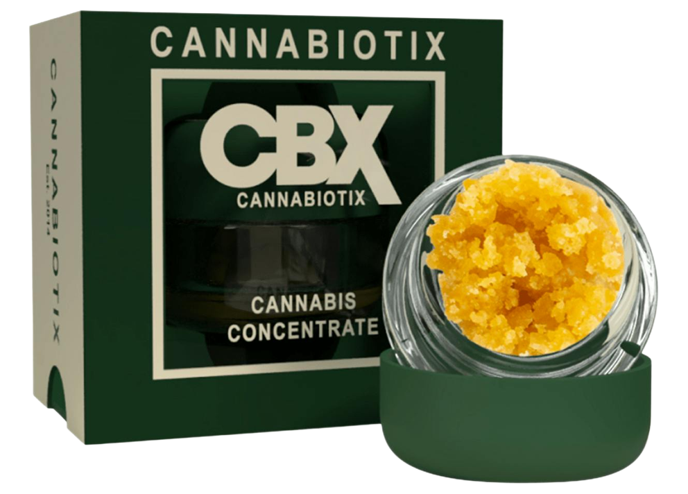 Photograph of product: CBX | Super Mango Haze | 1G Terp Sugar LR