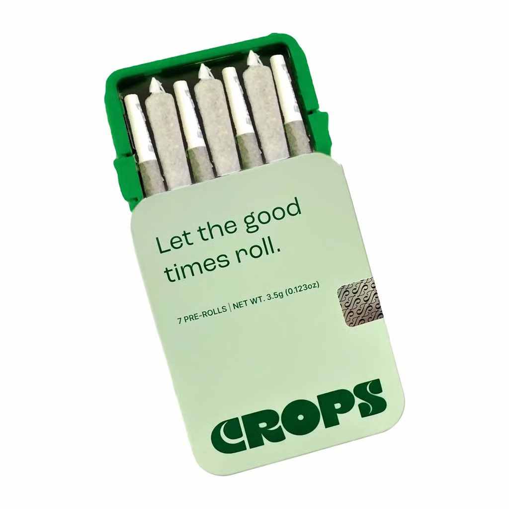 Photograph of product: Crops | Pre-Roll Pack | Orange Malt 7pk