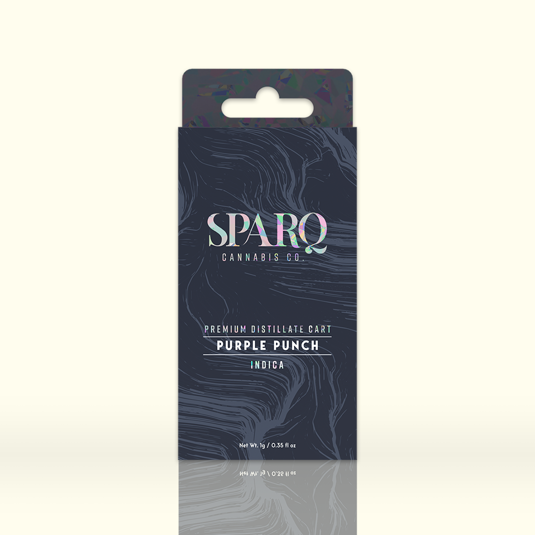 Photograph of product: Sparq Vape Cart - Purple Punch