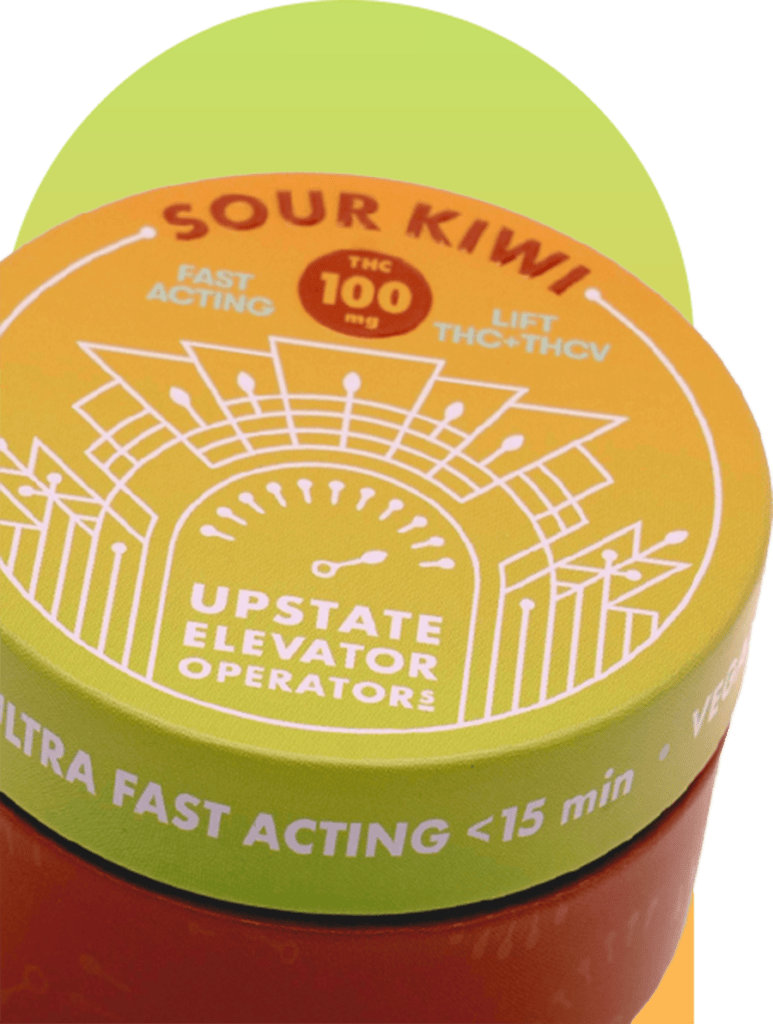Photograph of product: Sour Kiwi Gummies | TH-oui+TH-ouiV | Fast Acting |