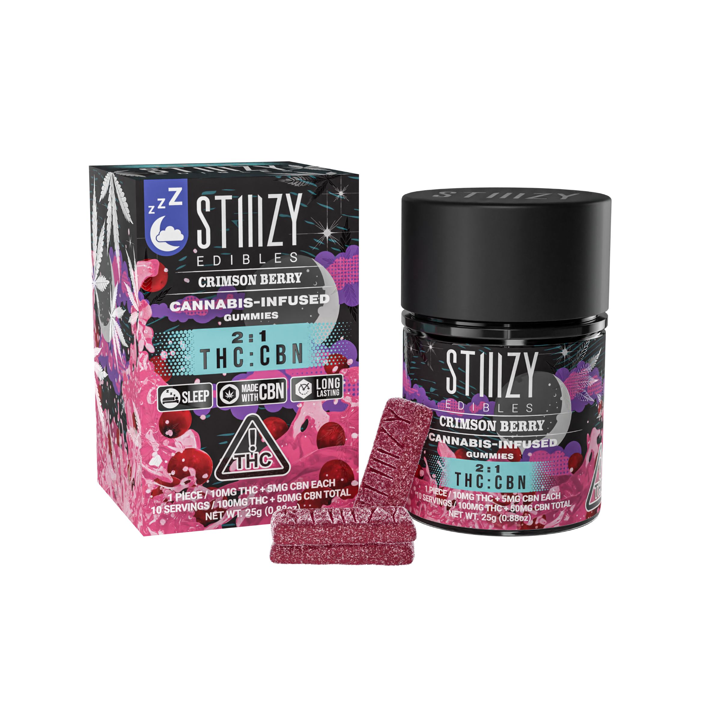 Photograph of product: Crimson Berry CBN 2:1 Gummies 10pk