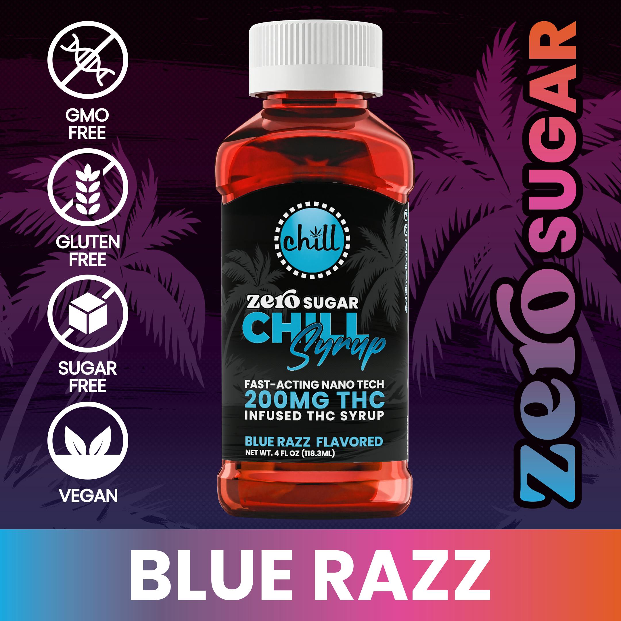 Photograph of product: Blue Raspberry Zero Sugar Syrup