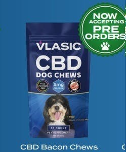 Photograph of product: Pet - Bacon CBD Chews - 150mg - VLA - Vlassic
