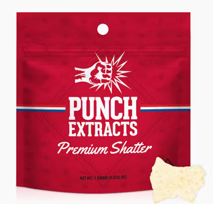 Photograph of product: Punch Extracts Watermelon Dream Shatter 1g