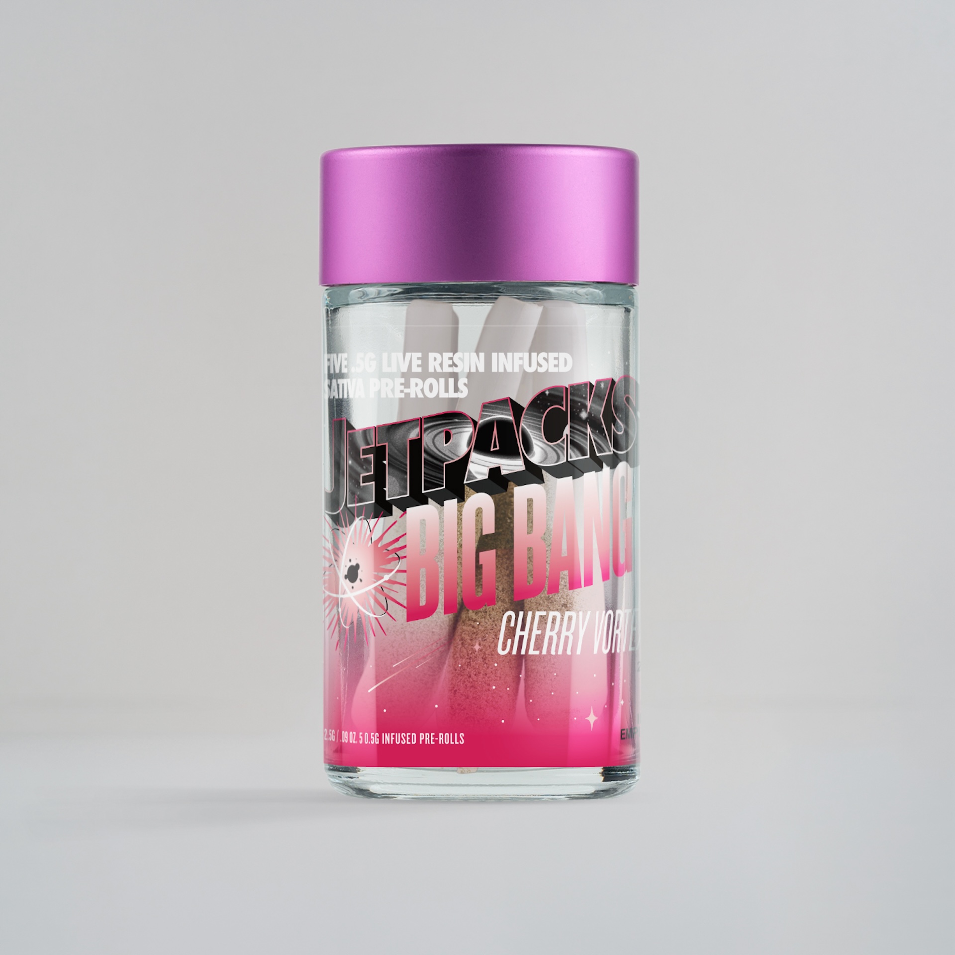 Photograph of product: Cherry Vortex | 2.5g 5pk Preroll