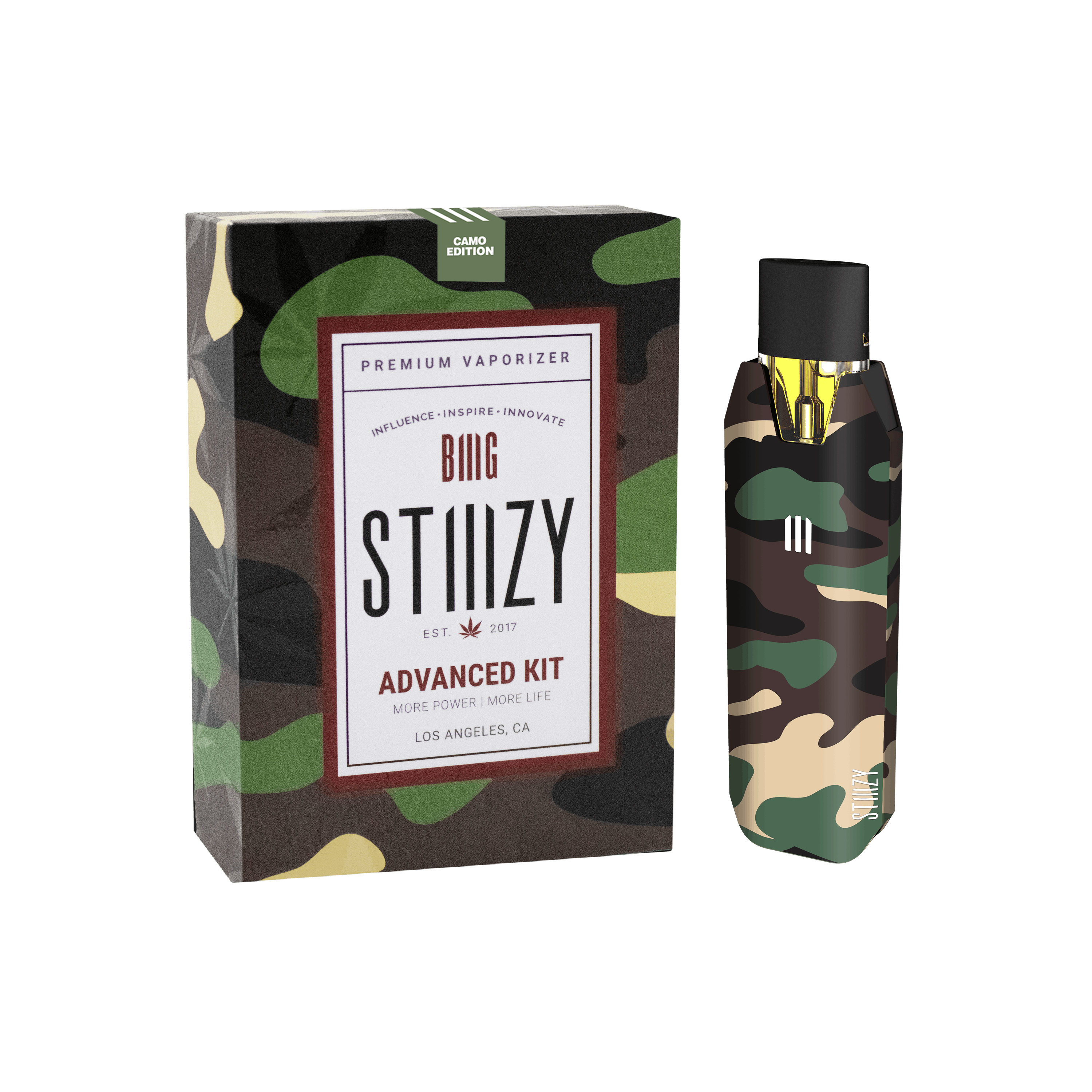 Photograph of product: Camo Biiig Stiiizy Battery Advanced Kit