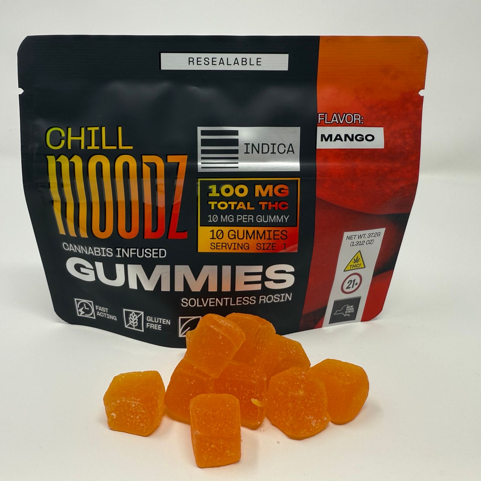 Photograph of product: Moodz | Mango Rosin | 100mg