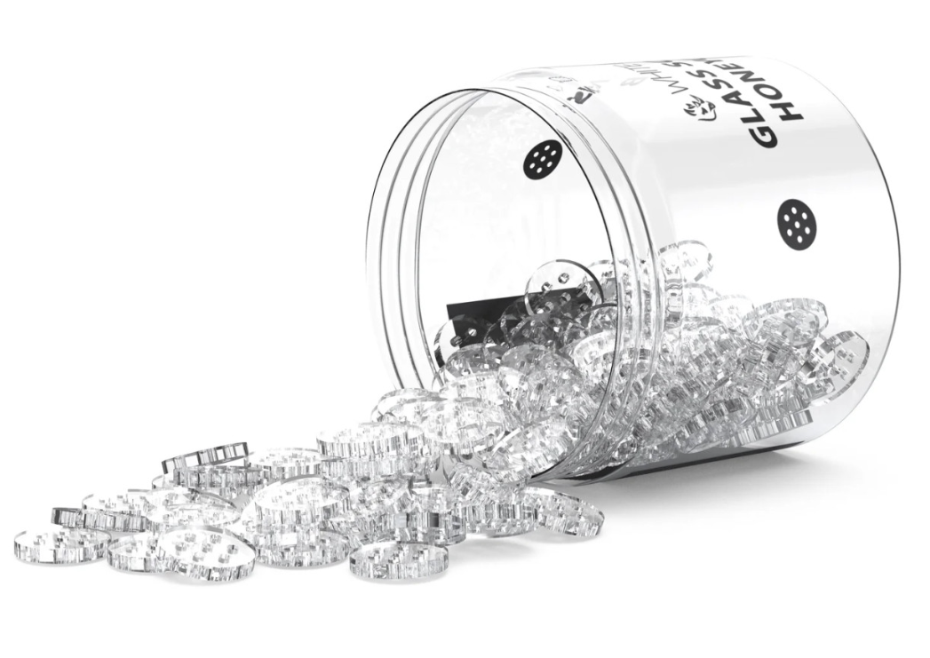 Photograph of product: White Rhino | Screens | Honeycomb Glass Screens | 5pk