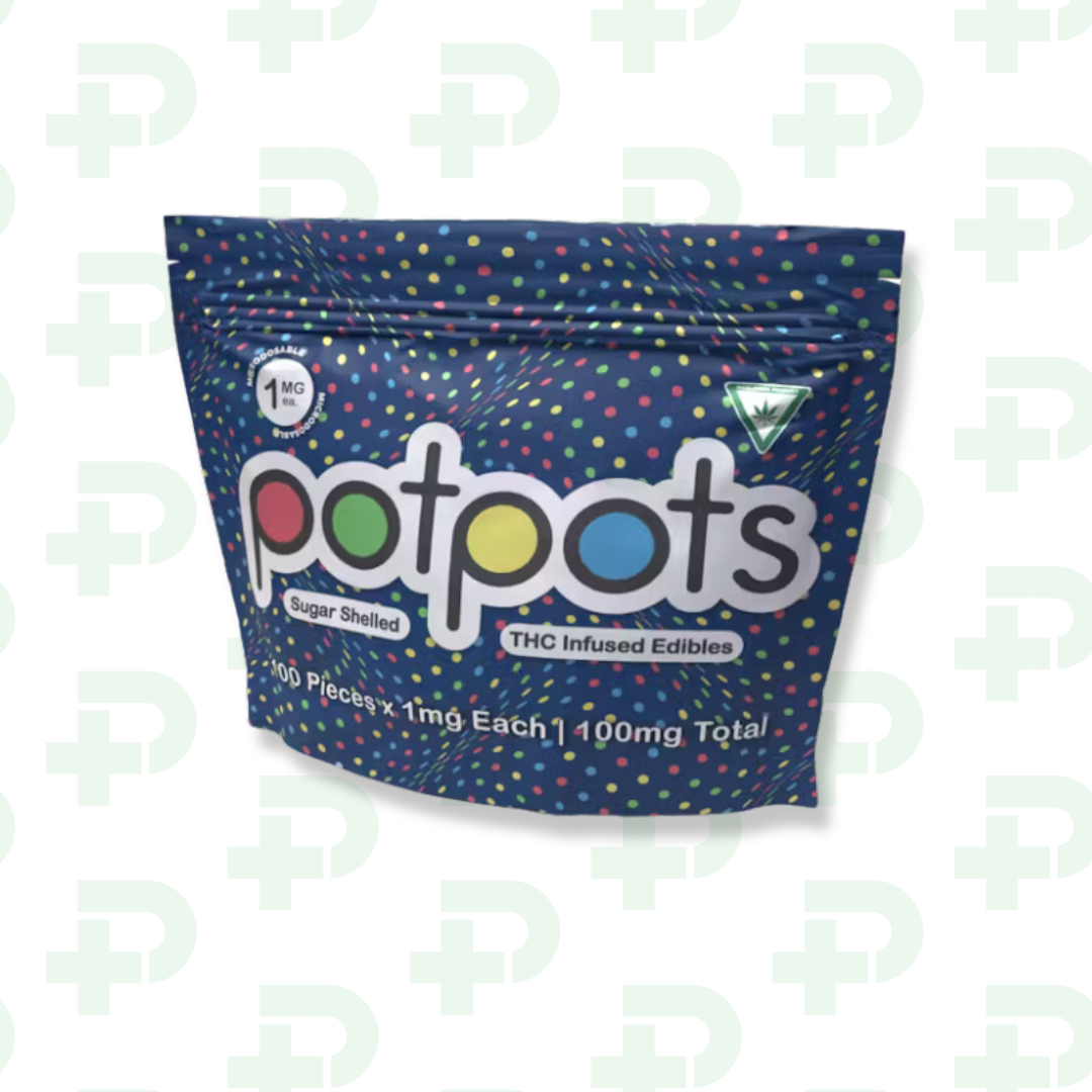 Photograph of product: Dream Potpots 100mg - Dark Chocolate