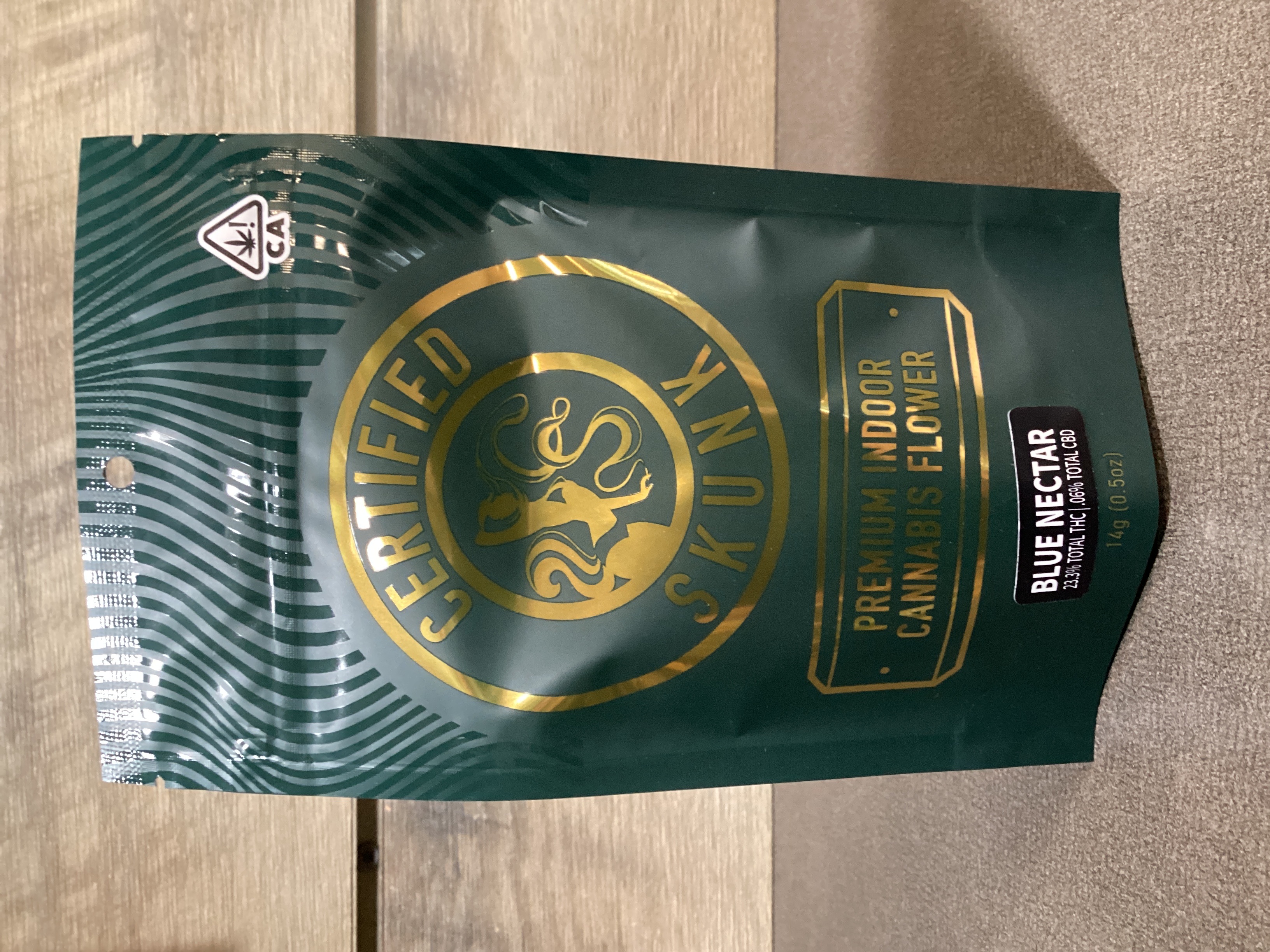 Photograph of product: CERTIFIED SKUNK - BLUE NECTAR - 14g